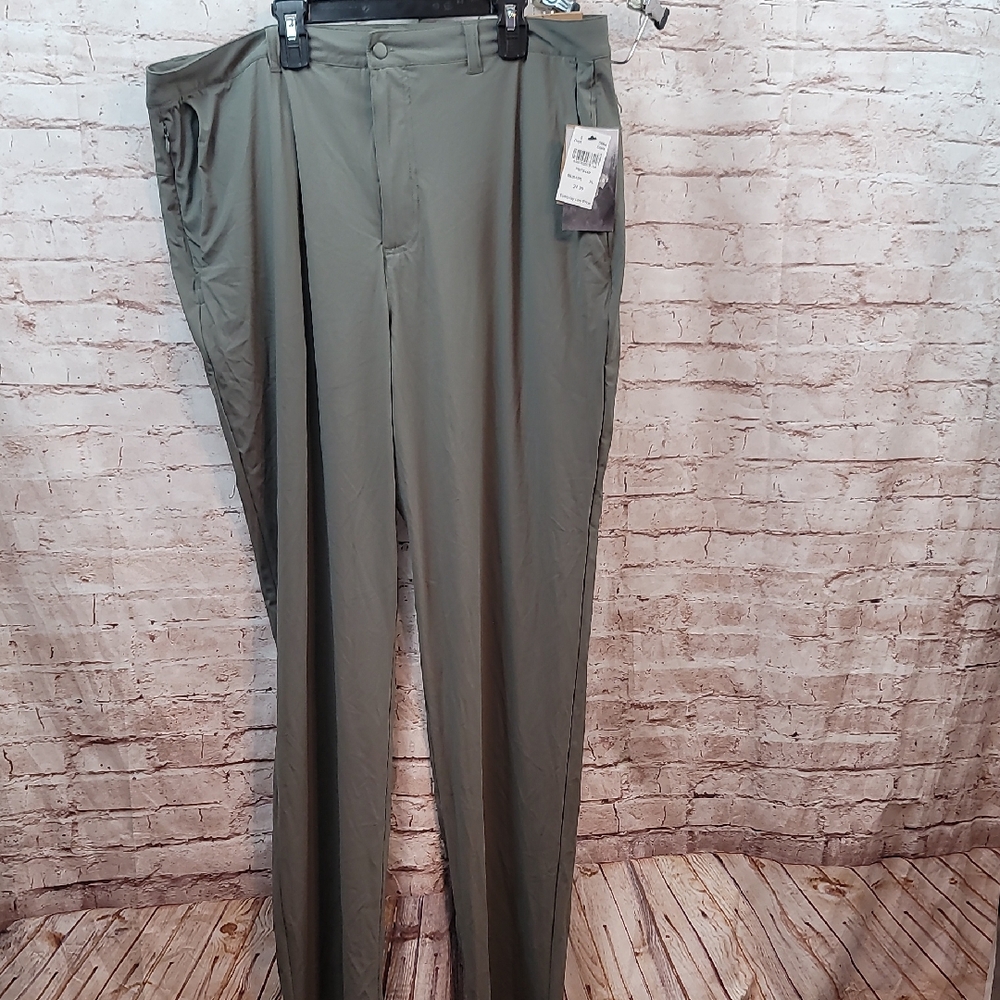 Bison Ridge Men's Olive Green Pants XL New Nwt